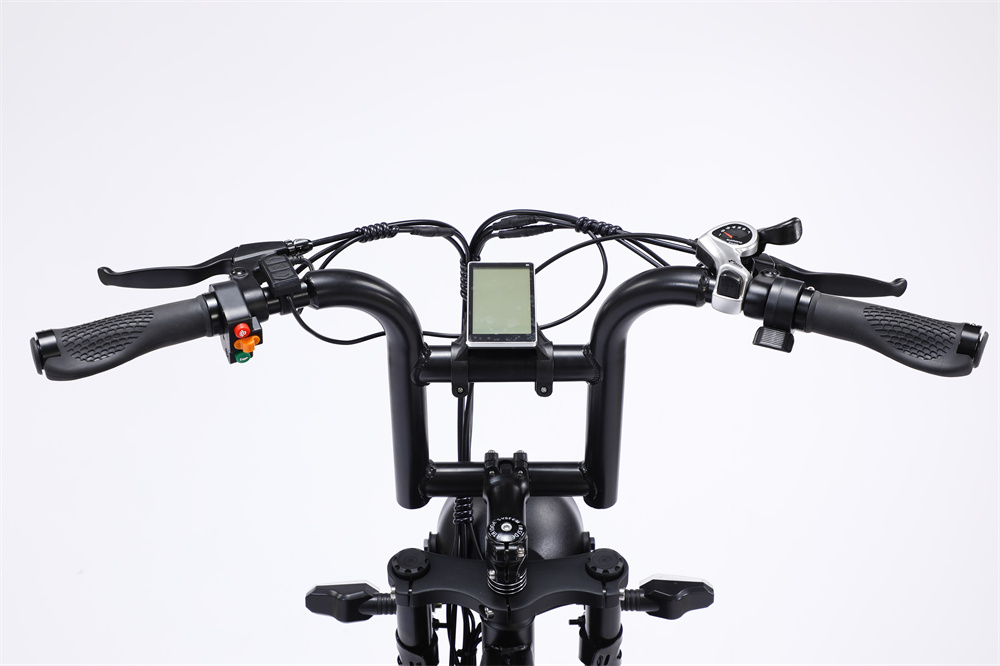 48V 750W Motor Electric Hybrid Bike Full Suspension 20 Inch Fat Tire Ebike 17Ah Battery