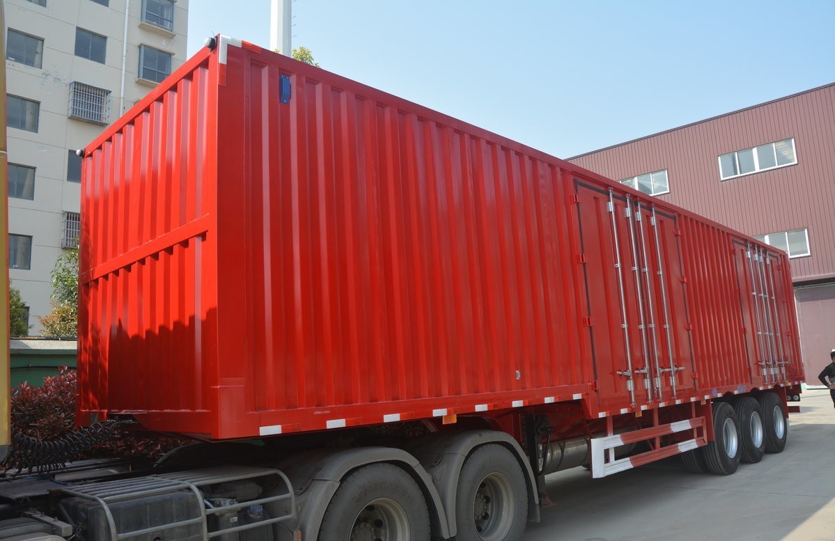 40ft 48 Foot 53ft 53 Foot 2 Axles 8 Wheels Insulated Semi Reefer Van Trailer Truck
