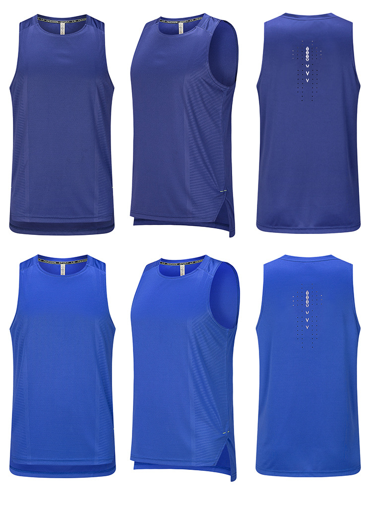 Vest Quick dry sleeveless men sports T-shirt Basketball training uniform breathable vest jersey