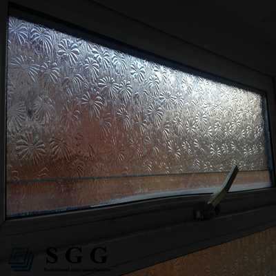 high quality Nashiji pattern tempered glass