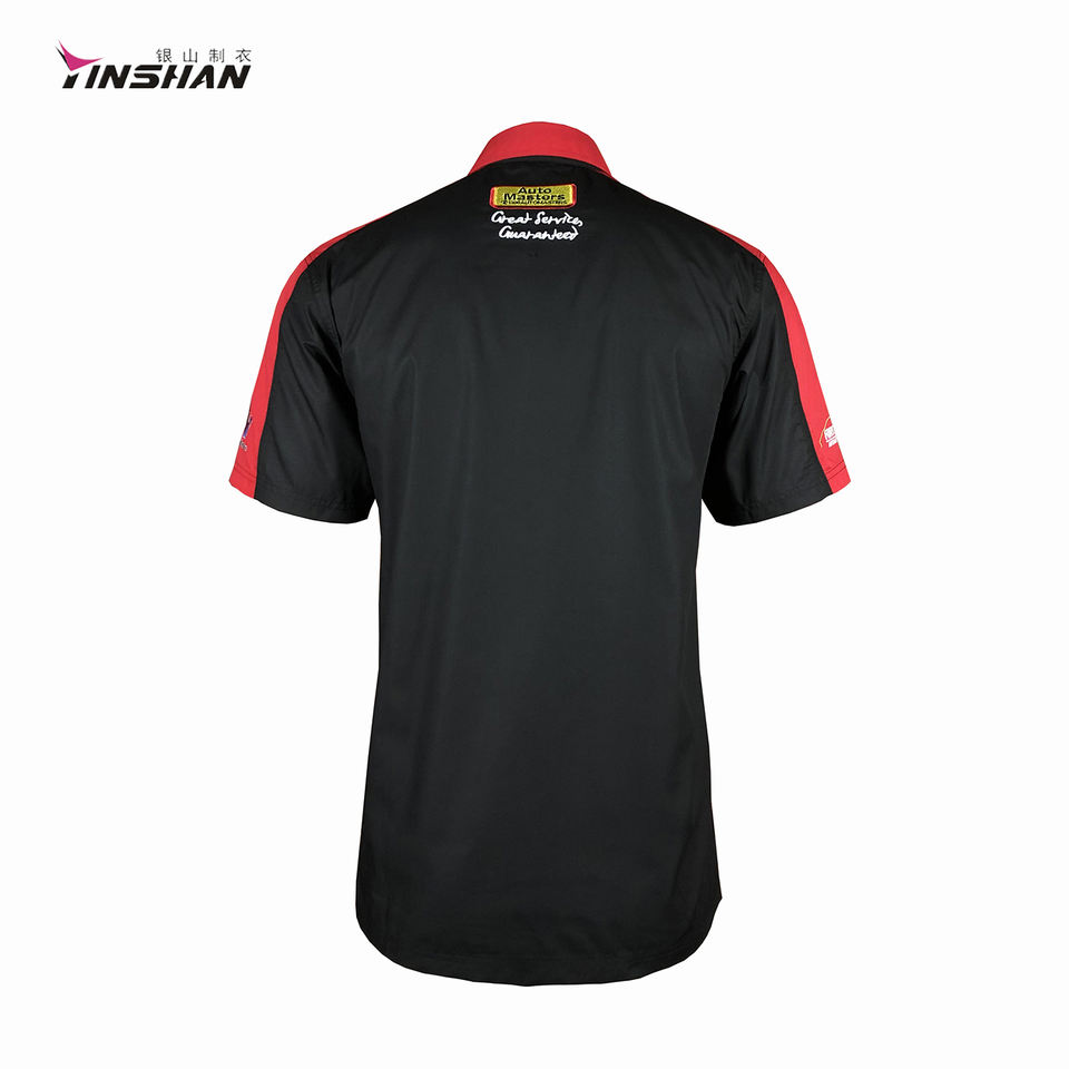 Polyester Men's Casual Polo Shirt Custom Logo Design for Team Sports and Performance