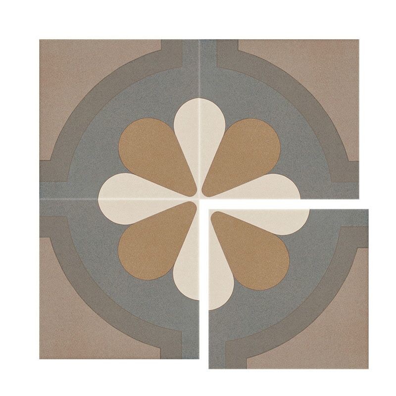 Acid-Resistance Brown 200x200mm Inside Floor Ceramic Rustic Tile For Design And Dining Room
