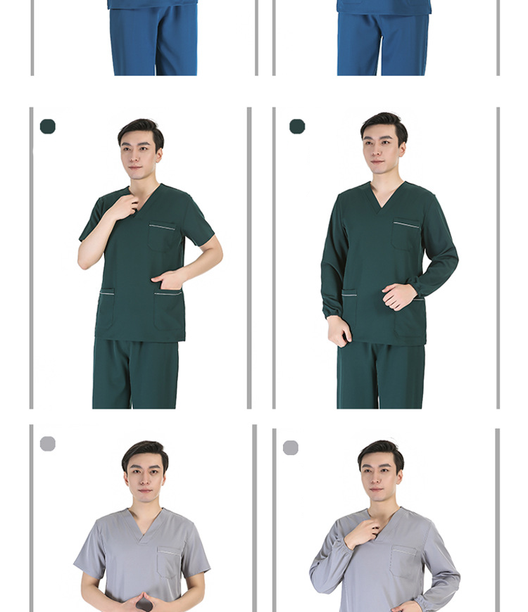 100% Cotton Nursing Scrubs Soft Eco-Friendly Recycle Pre-Sale Uniform Sets for Women