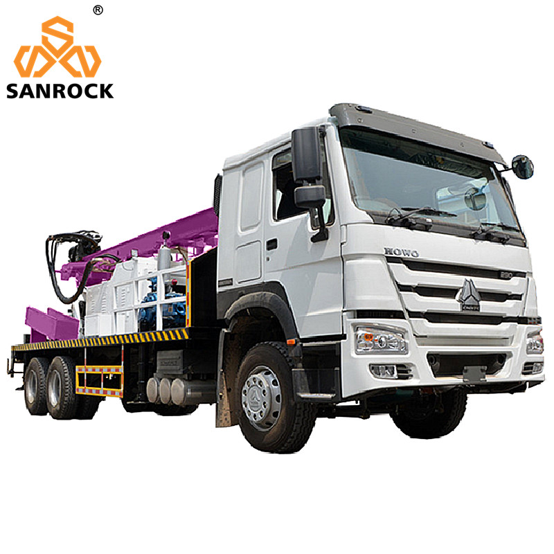 Water Well Rig Hydraulic Bore hole Truck Mounted Water Well Drilling Rig Manufacturers