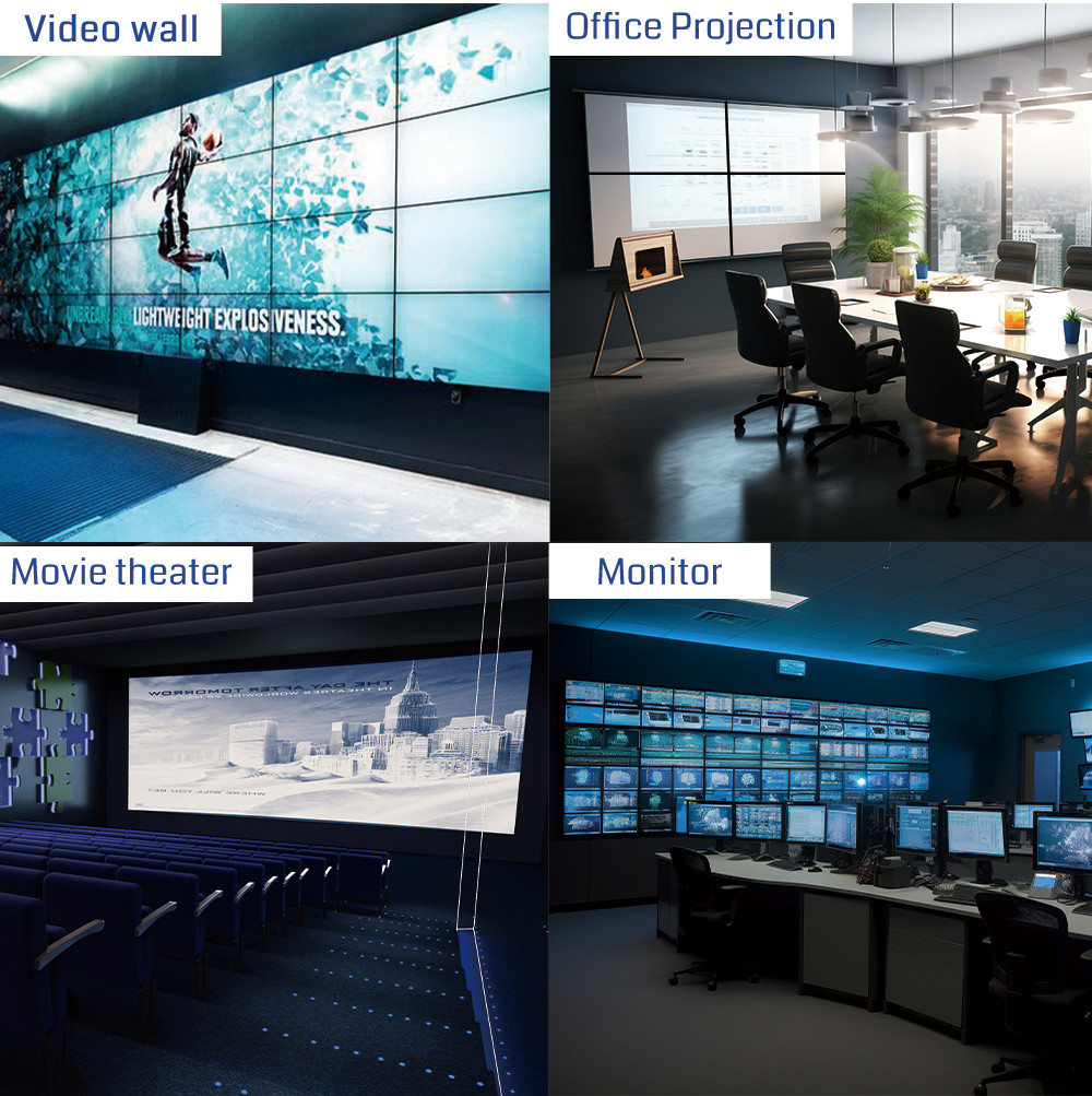 1x3 1x2 Multi Display Controller Splicing Screen 4K Hdmi LED Screen Video Processor