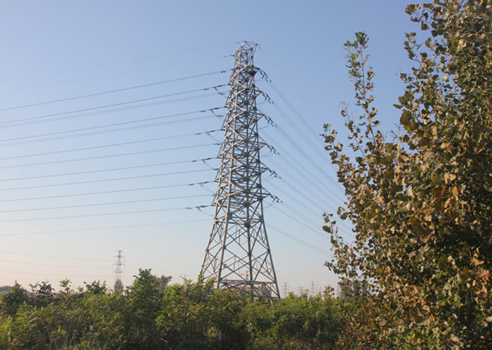 ASTM A572 Grade 50 Transmission Steel Tower 8 - 100m Height With 4 Legs
