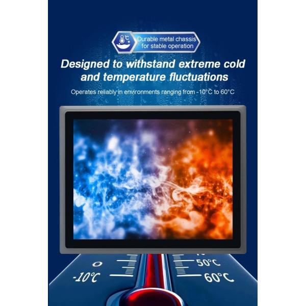 OEM High-Bright 1000 Nits Waterproof 4K IP65 Multi-Touch 19 Inch Embed high-performance industrial tablet computer
