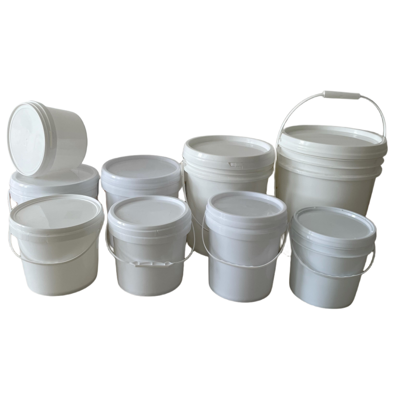 2L 4L 5L 10L Square Plastic Buckets With Lid And Handle Custom Color Printing Logo