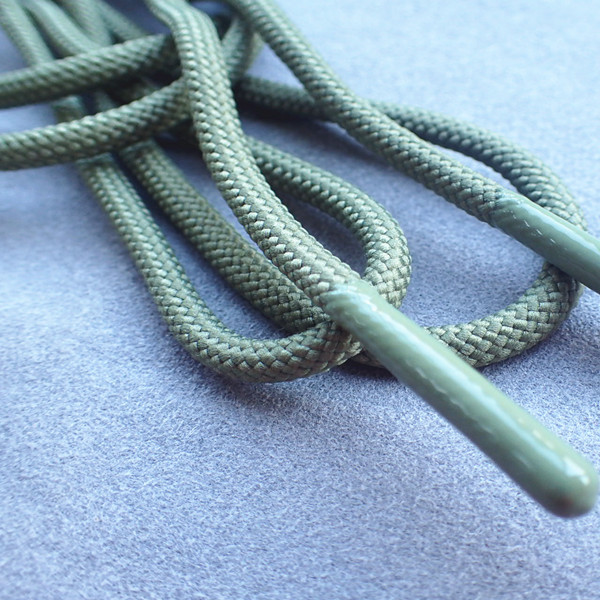 Fashion Polyester 4.5mm Thick Drawstring Cord With Silicone Tips