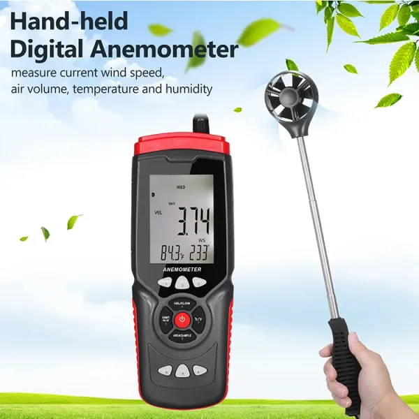GT8907 Digital Anemometer Product View