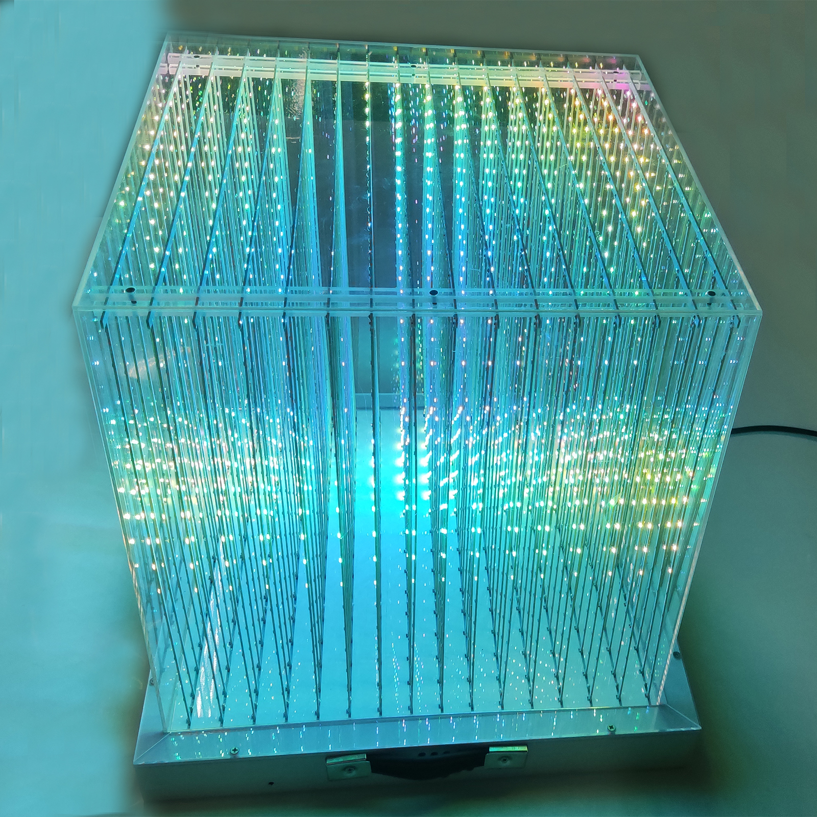 LED Cube for Decor 50000 Hours Lifespan 11.59kg Product Weight 3D exhibition box