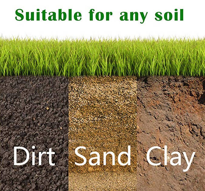 Outdoor Easy Rolling Garden Lawn Aerator Anti Rust Powder Coated Material