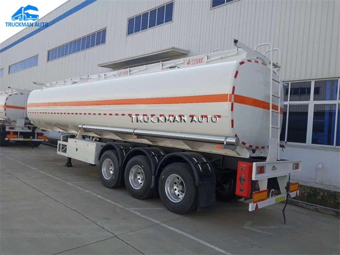 Carbon Steel 5 Compartments 50000L Oil Tank Trailer