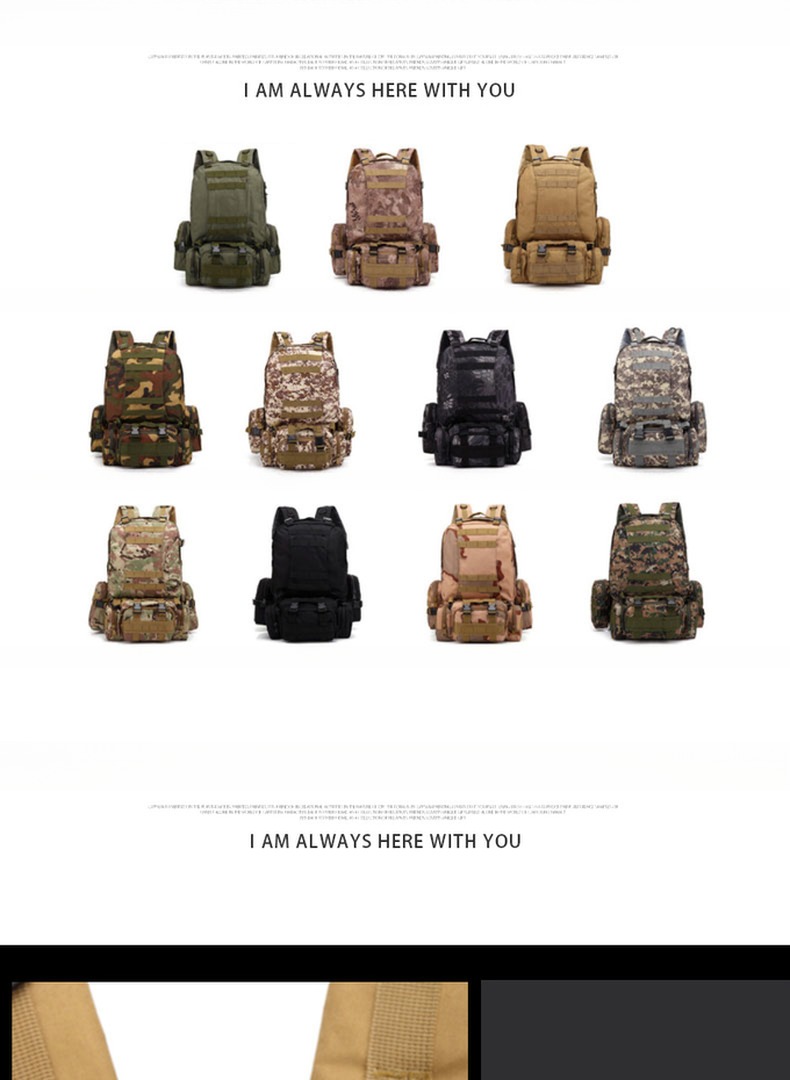 Outdoor Camping Backpack Multi-purpose Hiking Bag for Fishing and Picnic