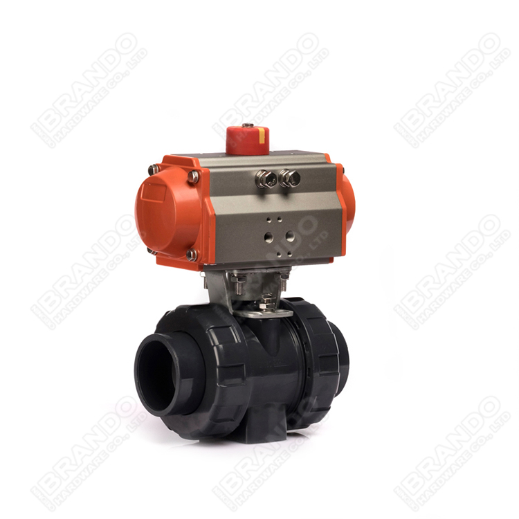 DN40 To DN600 Headless Lug Type Butterfly Valve With PTFE Lined
