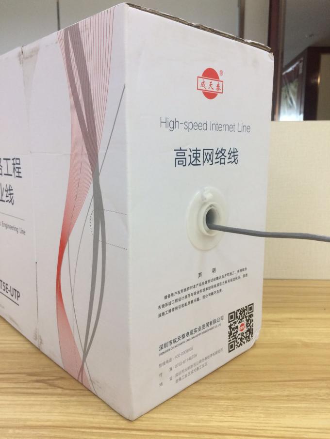 Cat.5e FTP Cable Ethernet Lan Cable Category 5e F/UTP (foil shielding) 24 AWG Solid 1000 ft (305 m) in pull box