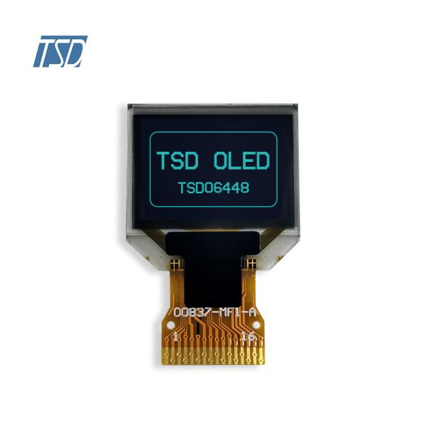 0.66 Inch OLED Display Modules , 64x48 Oled Display SSD1306BZ IC 16 Pins Spi