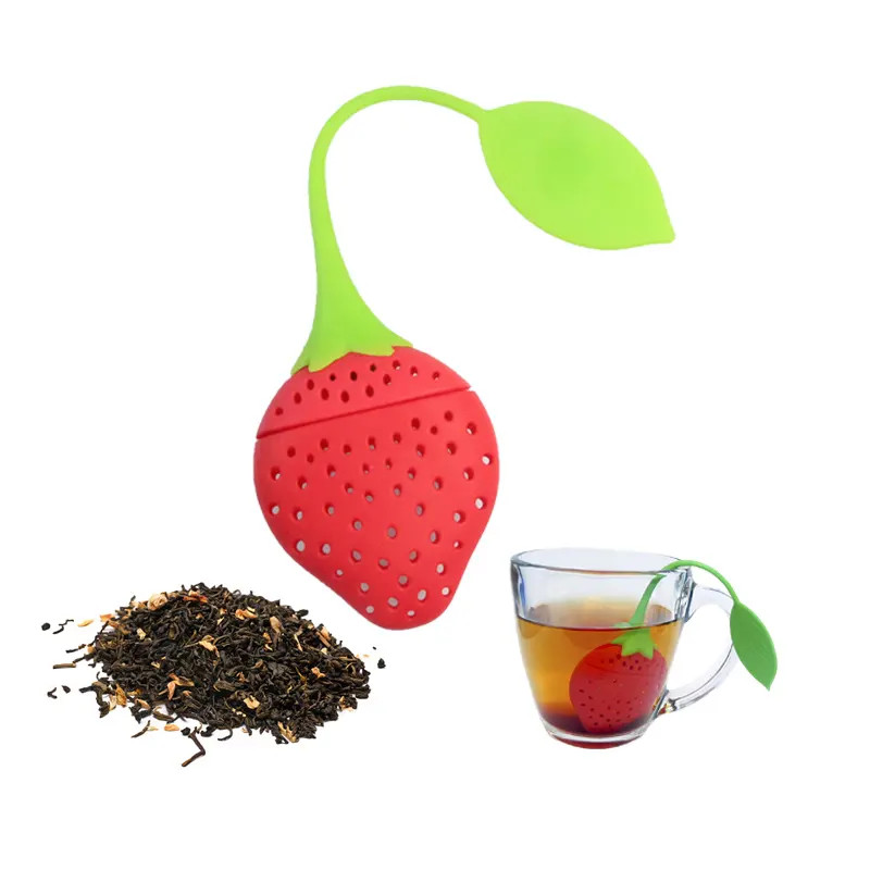 Lightweight Silicone Tea Strainer Infuser Multicolor Harmless