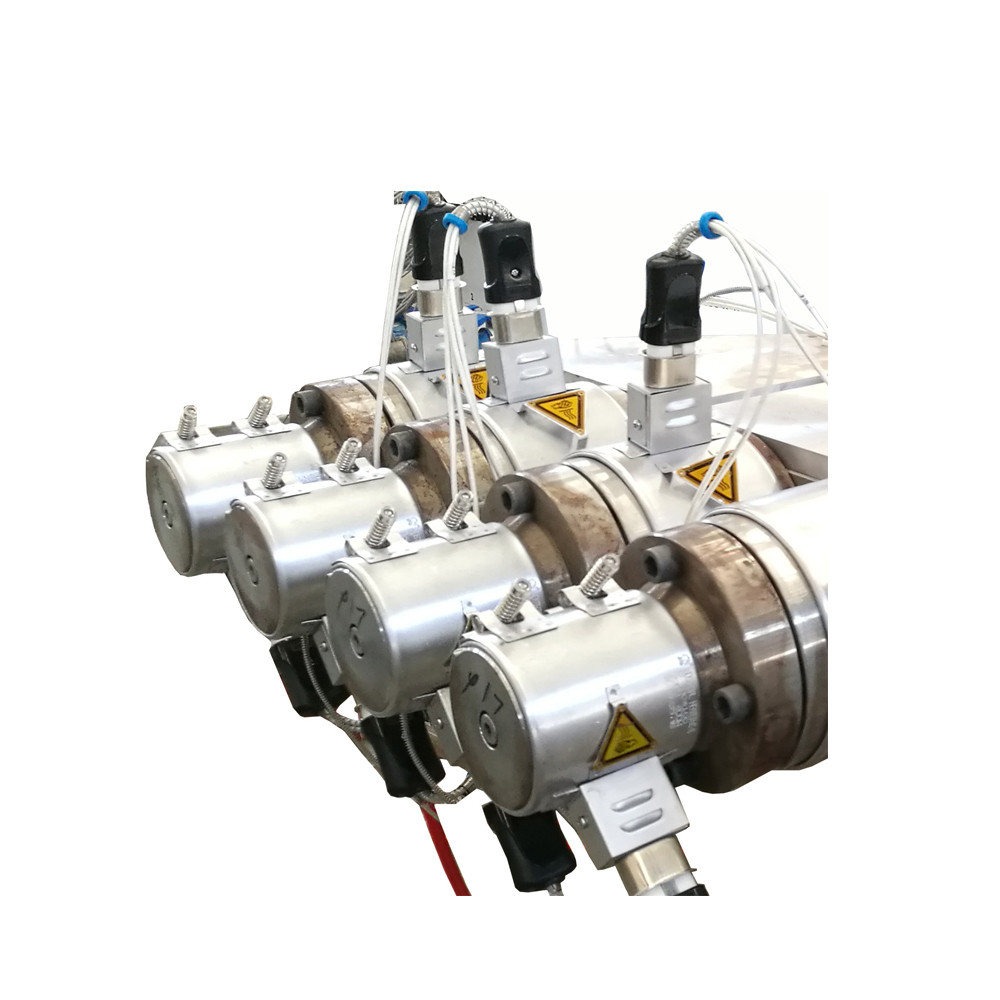 Electric Pvc Pipe Making Machine / PVC Pipe Production Line Four Stations 16-32mm