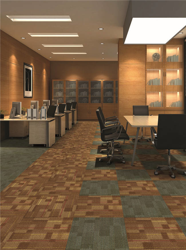100% PP POPULAR OFFICE CARPET TILE PP WITH ECO-BITUMEN BACKING