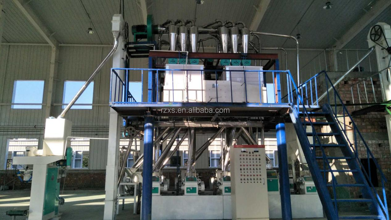 30-500 tpd used roller whole wheat mill plant flour milling machine with in Bangladesh