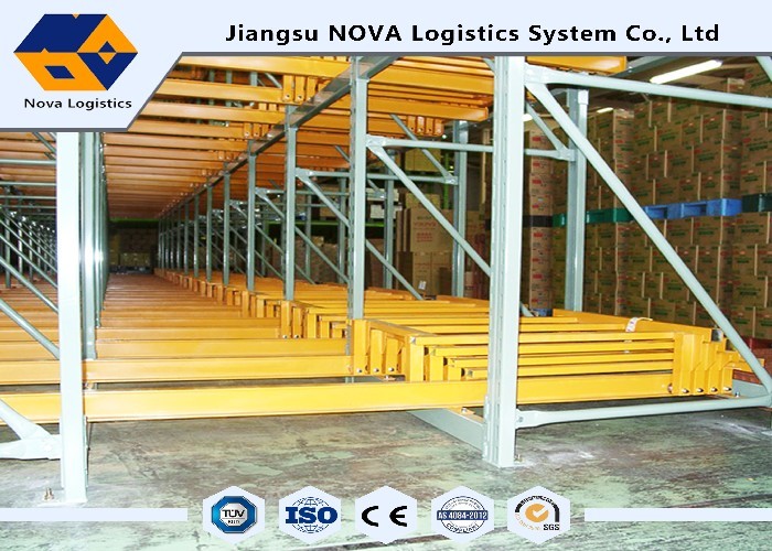 Metal Push Back Industrial Racking Systems ISO9001
