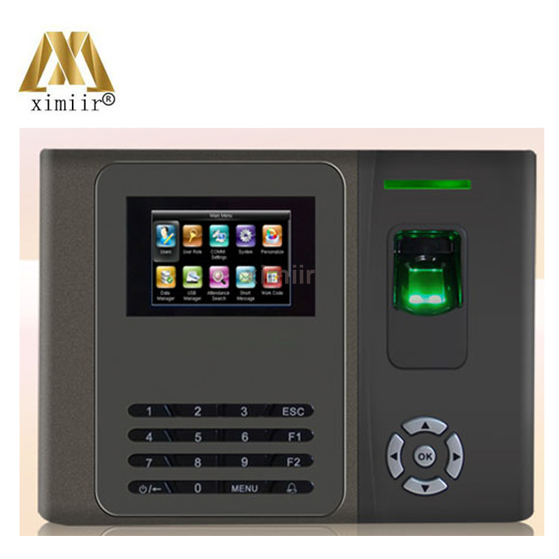 Backup Battery Biometric Fingerprint Reader Xm210 With Linux System Standalone Fingerprint Time Attendance Device