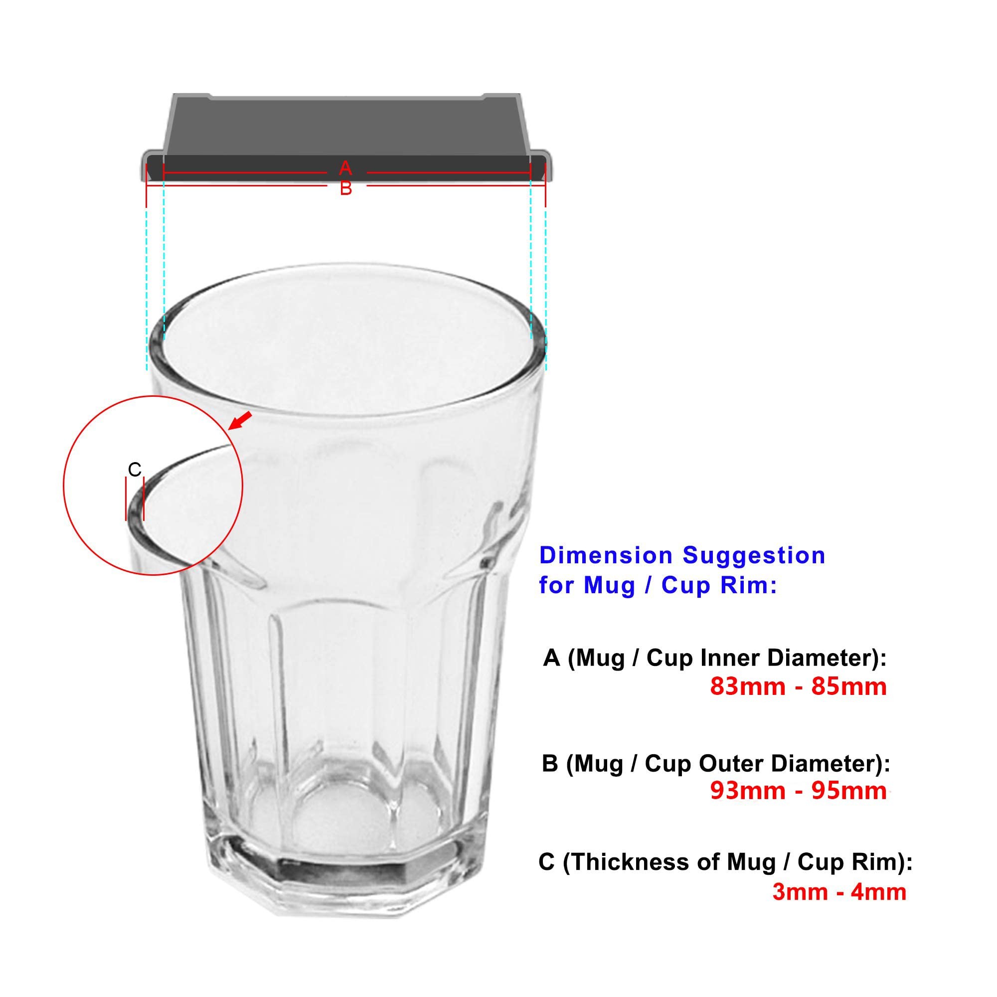 Silicone Drinking Lid Spill-Proof Cup Lids Reusable Coffee Mug Lids Coffee Cup Cover Silicone Hot Cup Lids Travel Lids
