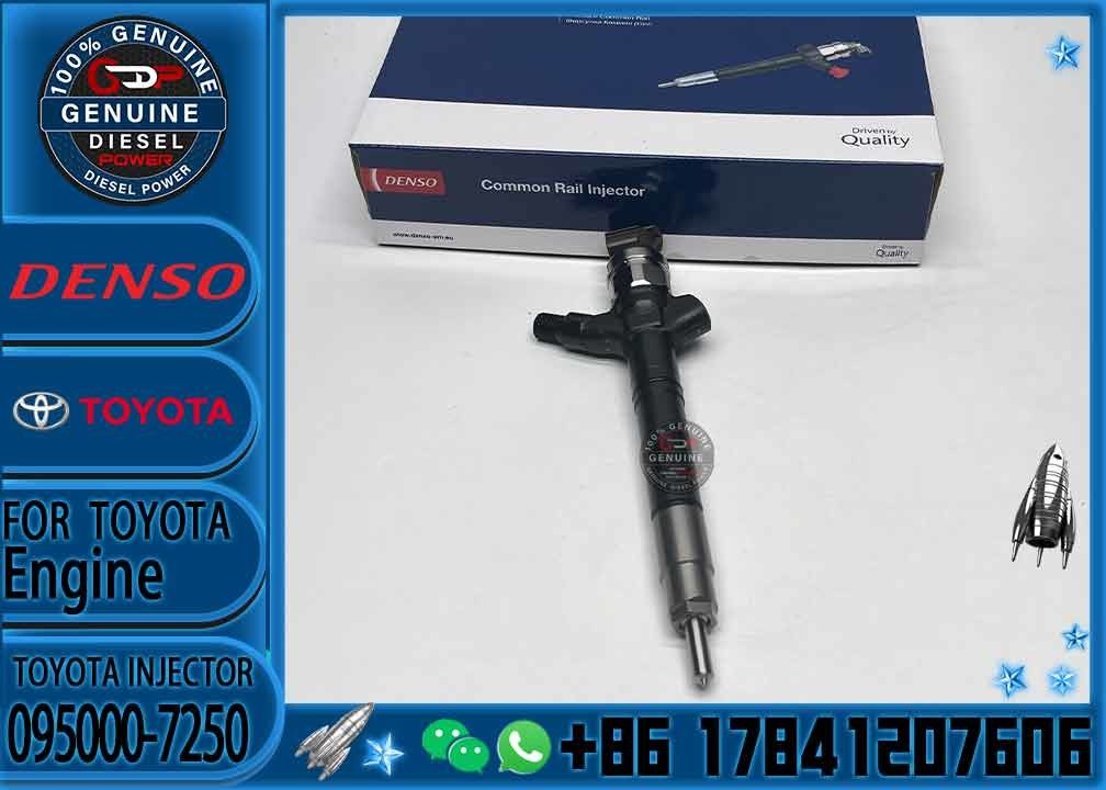2AD-FTV Auto Engine Parts Injector 095000-7250 Diesel Fuel Nozzles Injector 095000 7250 0950007250 for Toyota Avensis