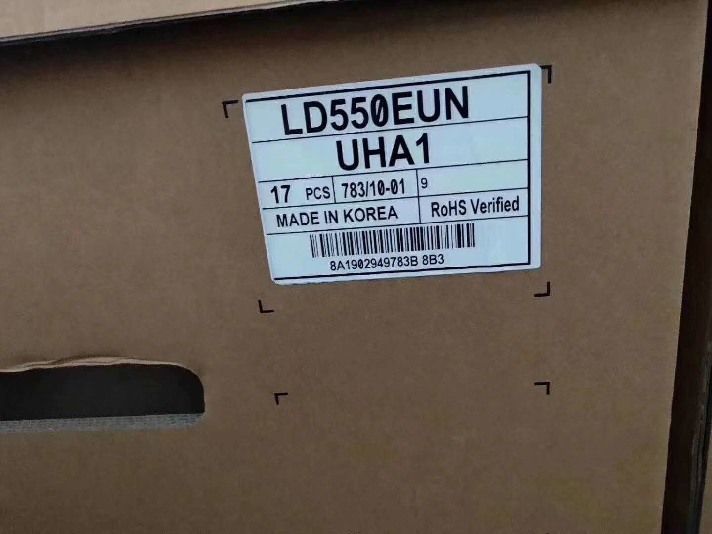 LG 55 Inch High Brightness Lcd Display LD550EUN UHA1 51P Connector 60k Hours Working Life