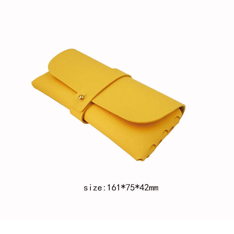 Oem Service Spectacle Glasses Case Leather Eyeglass Pouch Low Moq