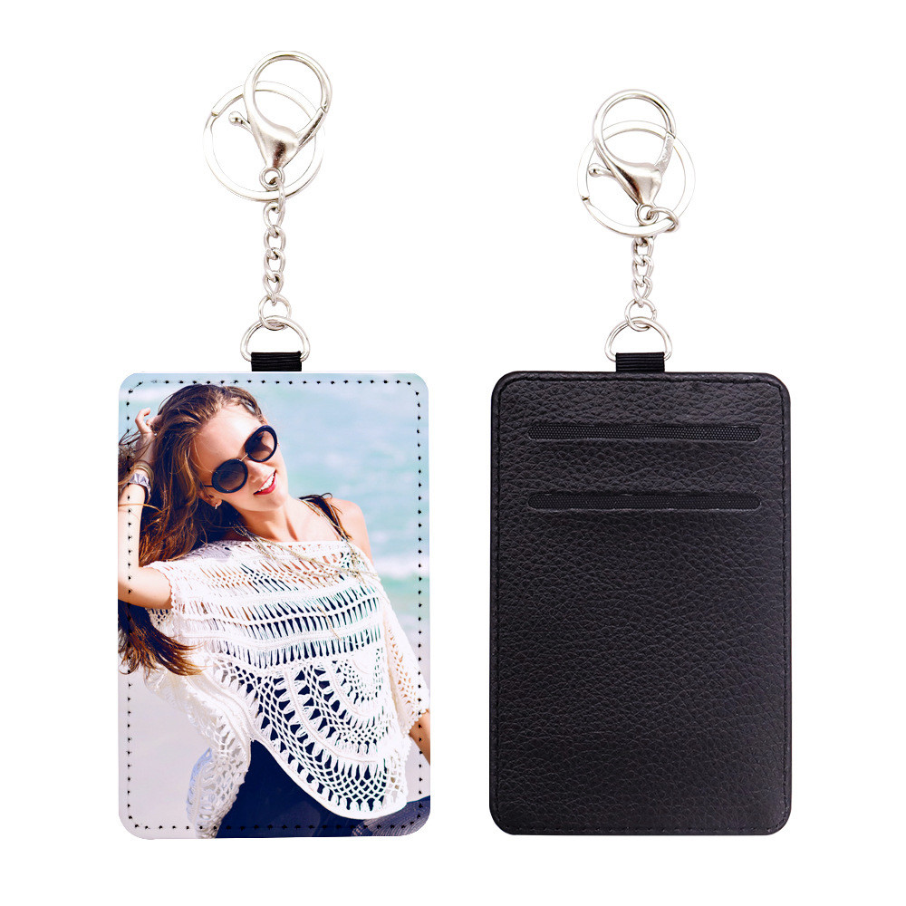 Waterproof Sublimation Transport Card Holder With Hook Custom ID Card Holder For Sublimation Printing