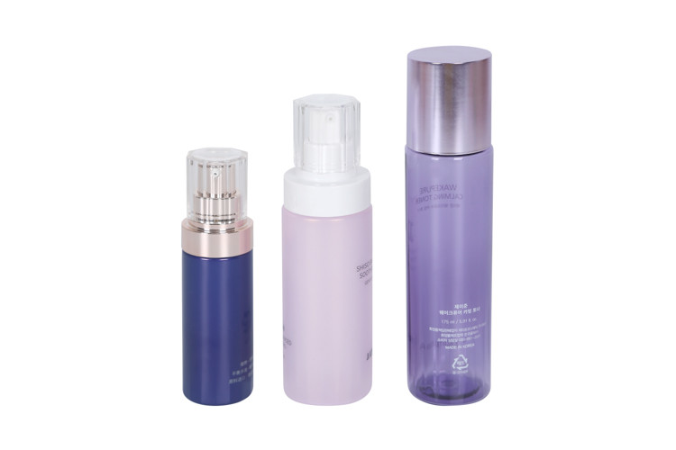 Family Pack Bottles PET Lotion Toner Bottles And Pentagon Acrylic Cream Jar Skin Care Cosmetic Packaging Container