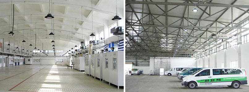 Energy Saving Led High Bay Lighting High Power Luminaire 200W 50000 Hours Lifespan