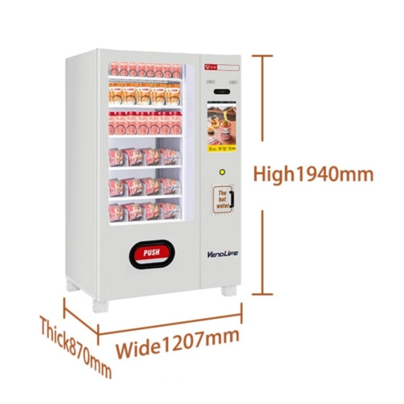 24 Hours Unattended Pop Ramen Instant Noodle Mini Snack Vendlife Vending Machine