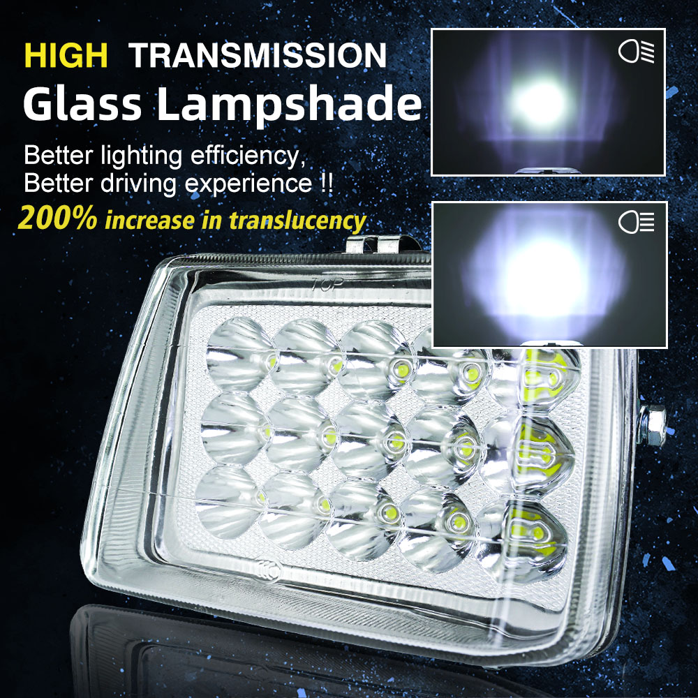 YY WYBT-ZC Motorcycle Headlight DC12V 15 Lamp High Low Beam With Model Name