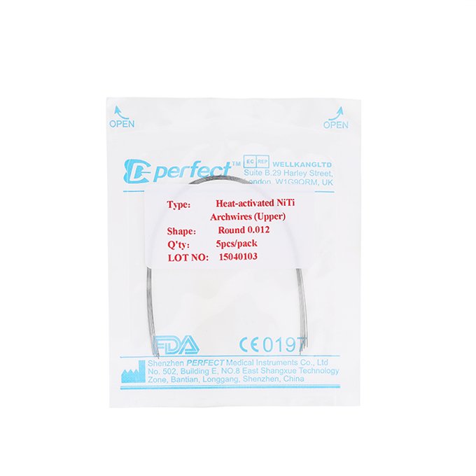 Heat Activated NITI Lower Rectangular Archwire