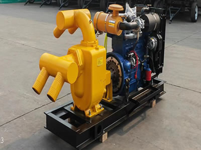 Mobile Type Diesel Water Pump Set CE Diesel Water Pump For Rainfall Season