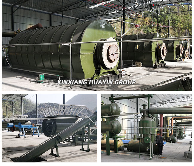 20Ton Continuous Pyrolysis Plant Waste Plastic To Fuel Machinery