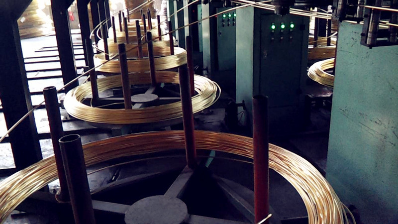 8mm copper rod / brass continuous casting machine No pollution