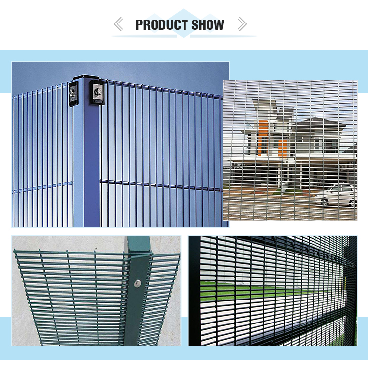 Wholesale high security welding 358 anti climb panel fence