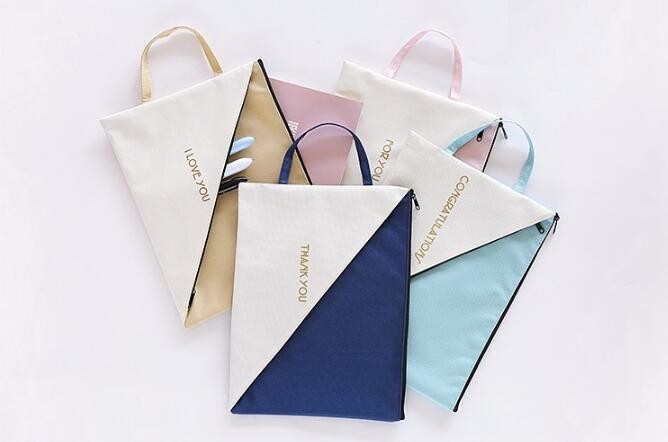 Professional Cosmetic Bag Canvas Zipper Pouch Wholesale, Private Label Makeup Bag, Canvas Bag with Zipper bagplastics