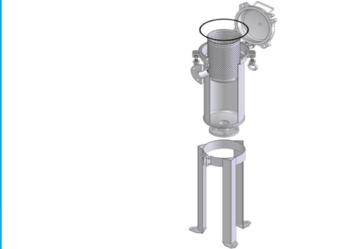 SFFILTECH Stainless Steel Bag Filter Housing Work Pressure 0.1-0.4MPa