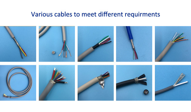 1m 2m 3m Medical Equipment Cables Medical Cable Assemblies Gold Plated