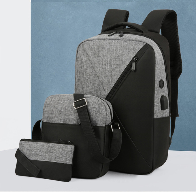 Oxford Computer Backpack Sets 3 In 1 Unisex Laptop Backpack Set