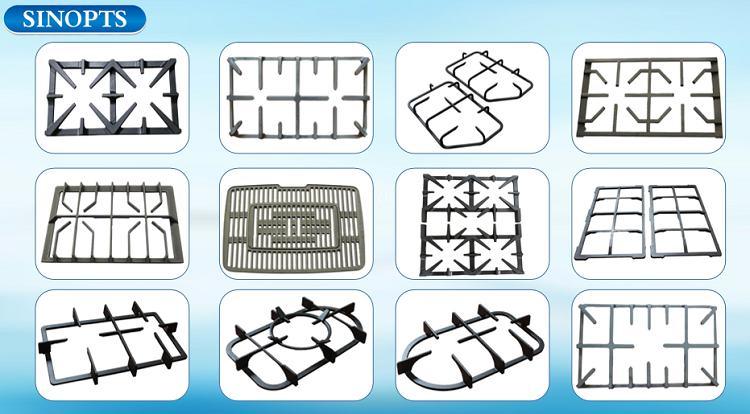 OEM Manufacture Cast Iron Pan Support for Gas Cooker Kitchenware