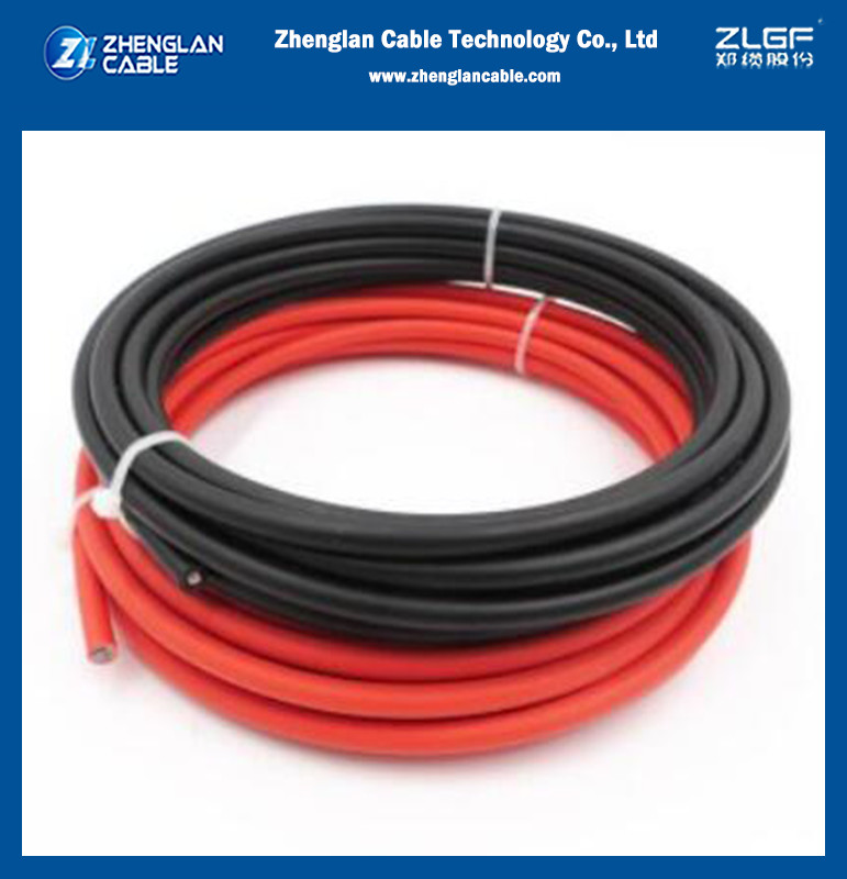 Flexible Pv1-F Solar Cable 4mm2 6mm2 10AWG 12AWG 14AWG 16awg Tuv Pv Wire 600v 1.8kv