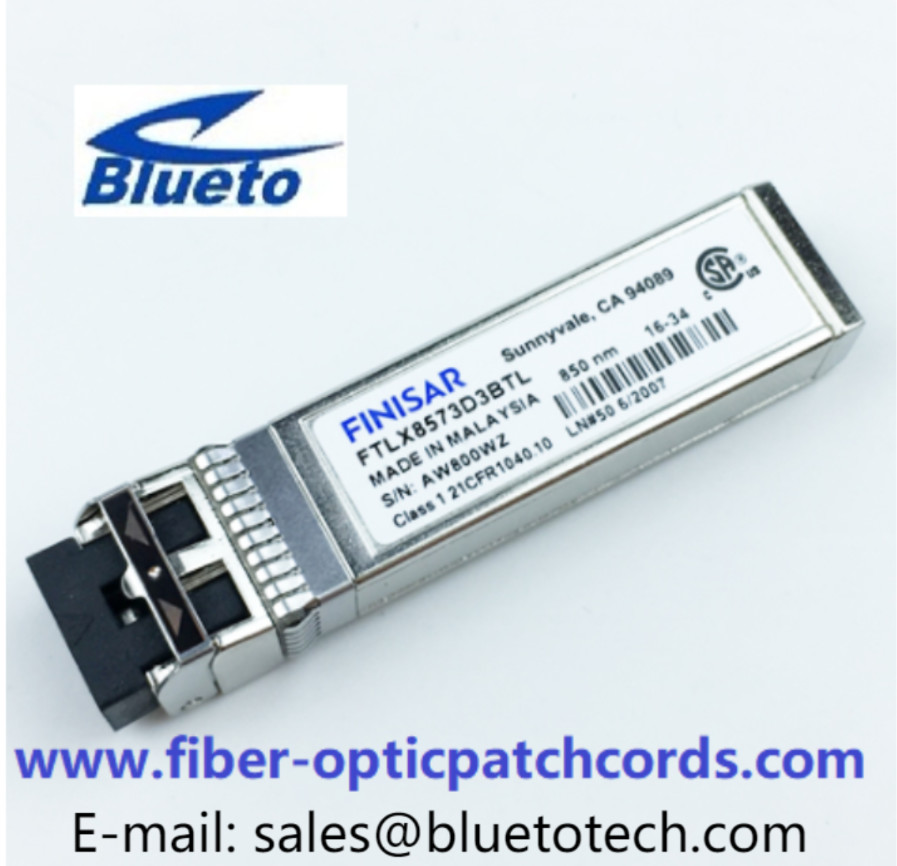 FTLX8574D3BTL Original Finisar 10G SFP+ SR 850nm 300m Optical Transceiver