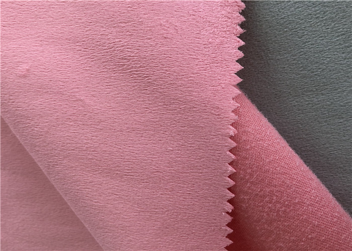 140gsm Microfiber Suede Velvet Fabric For Garment Clothes 100% Polyester
