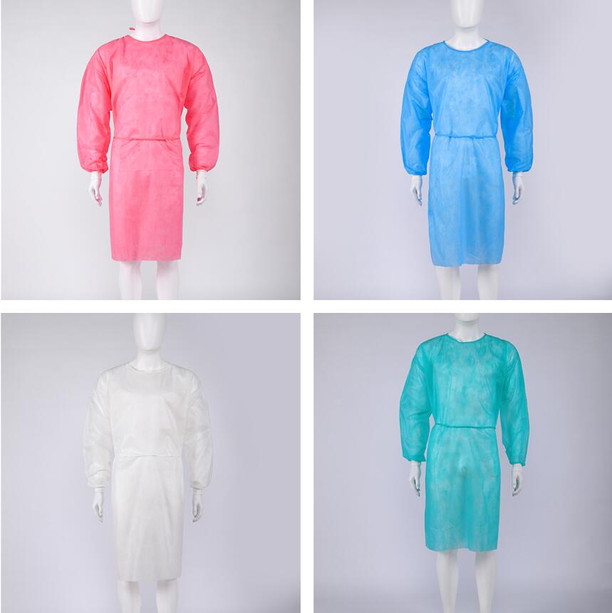 S&J Hospital Doctor AAMI Level 2 Yellow PP SMS Patient Disposable Isolation Gowns Price List